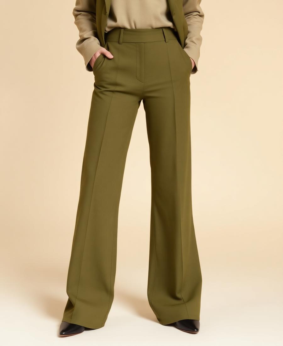 Calça Pantalona Oliva