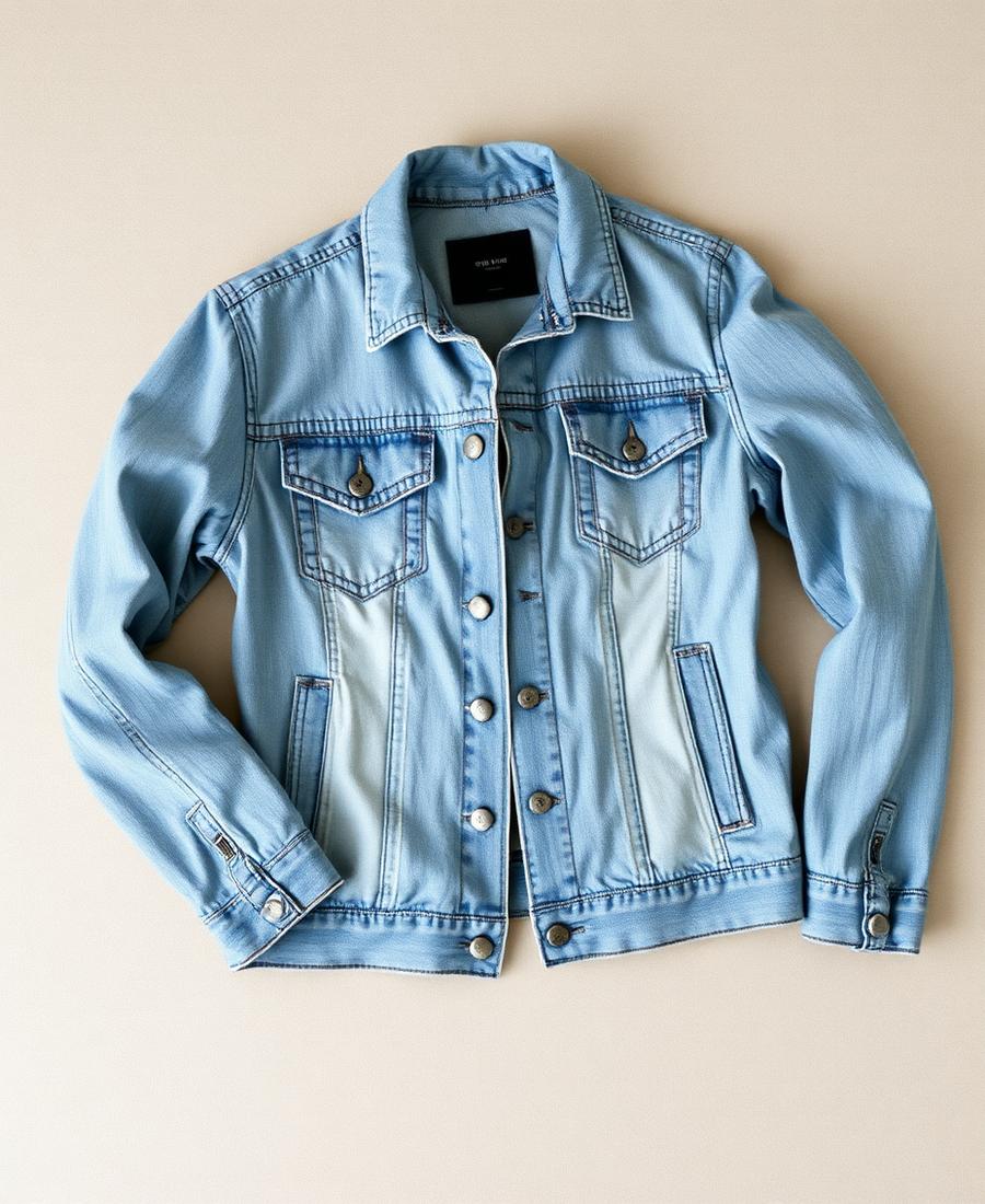Jaqueta Jeans Delavê